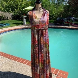 Janette Plus USA Maxi Dress, 1X